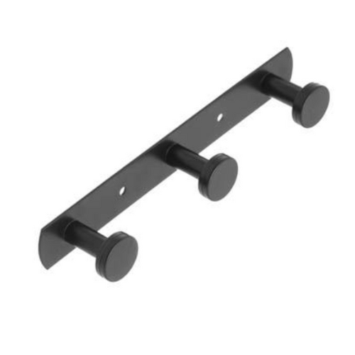 Perchero Triple Con Base Negro