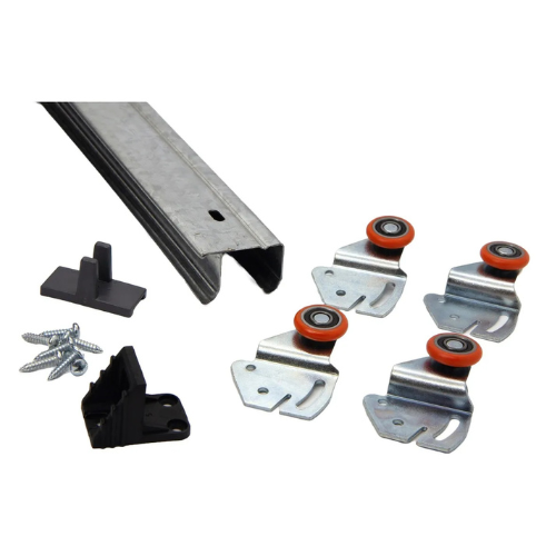 KIT  Ducloset  Simple - Corredizo para 2 Puertas Colgantes - Riel x 2 mts.