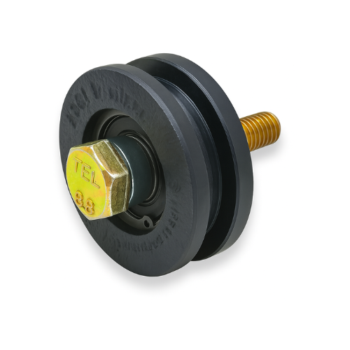 Rueda STD C/1 Rul.-Ø060mm- Canal # -