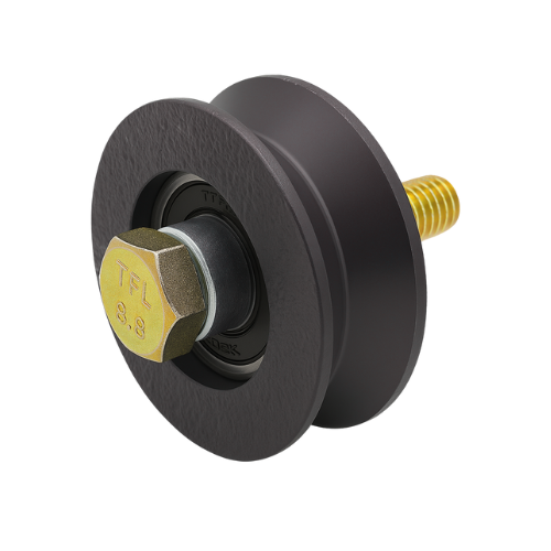 Rueda STD C/1 Rul.-Ø090mm- Canal 